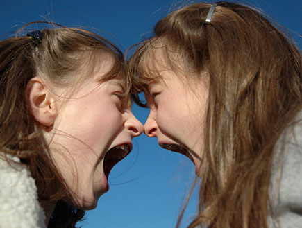 טיולי משפחות: שתי ילדות צועקות (צילום: אור גץ, istockphoto)